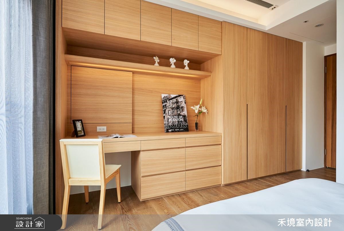 40坪新成屋(5年以下)＿人文禪風臥室案例圖片＿禾境室內設計＿禾境_11之7