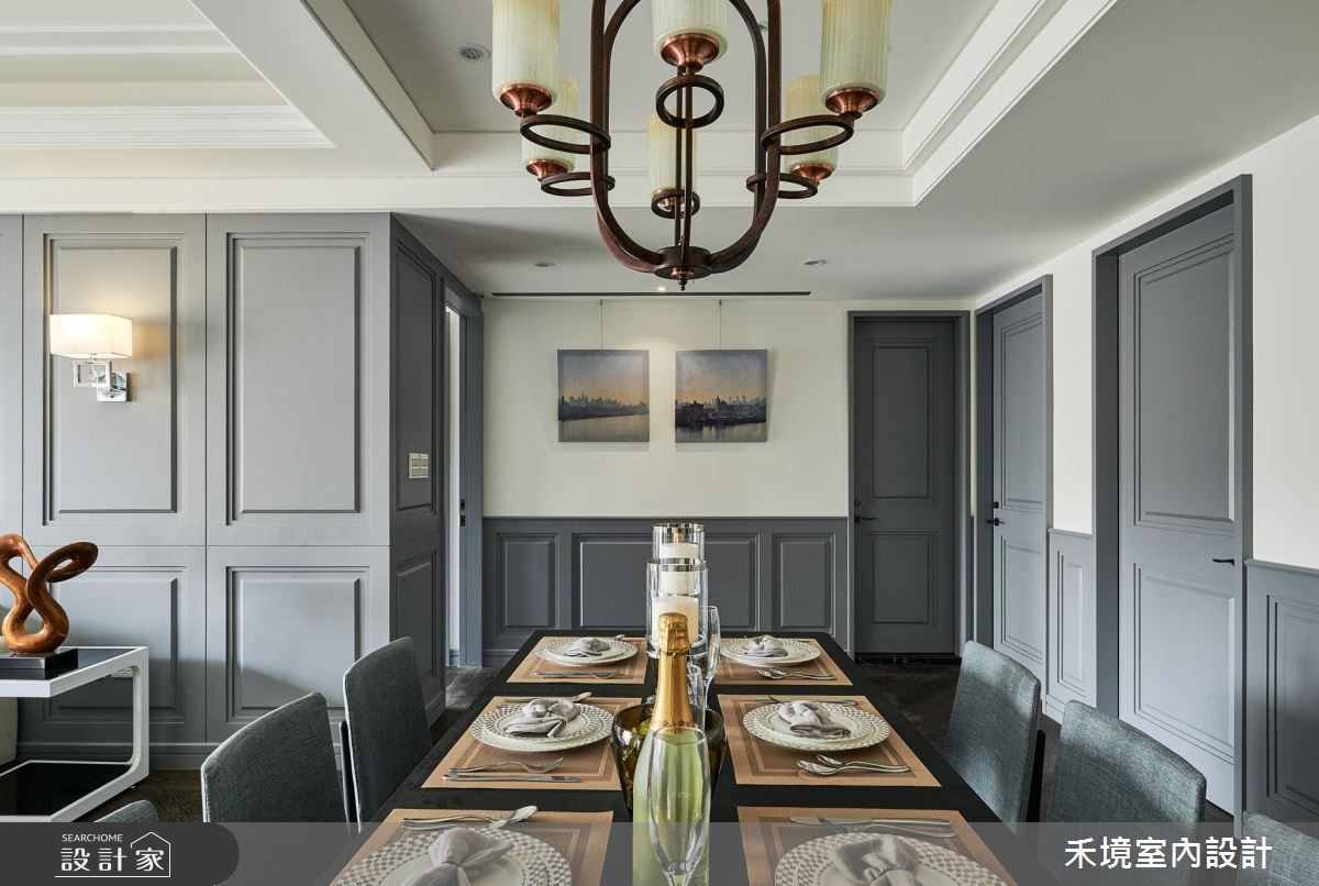 50坪新成屋(5年以下)＿新古典餐廳案例圖片＿禾境室內設計＿禾境_12之4