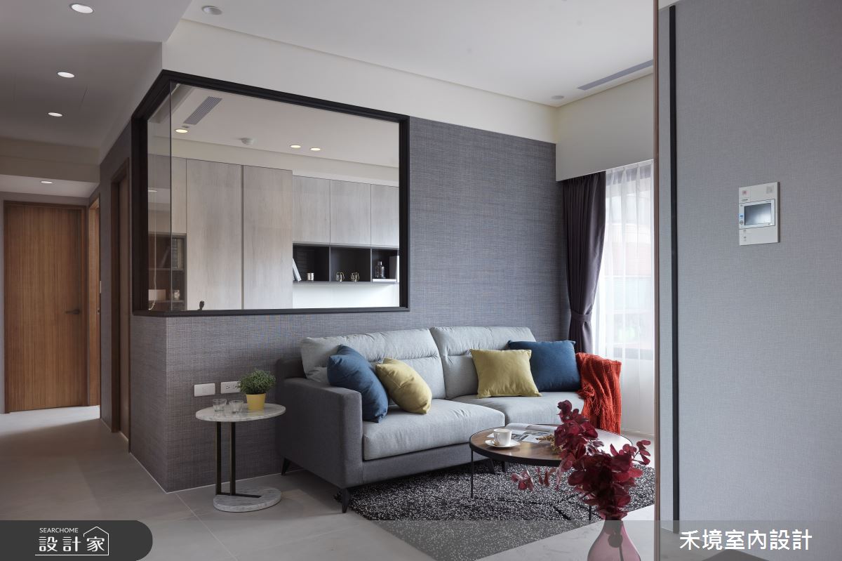 14坪新成屋(5年以下)＿混搭風客廳案例圖片＿禾境室內設計＿禾境_18之1