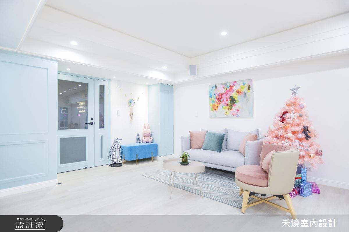 37坪老屋(31~40年)＿美式風客廳案例圖片＿禾境室內設計＿禾境_21之1