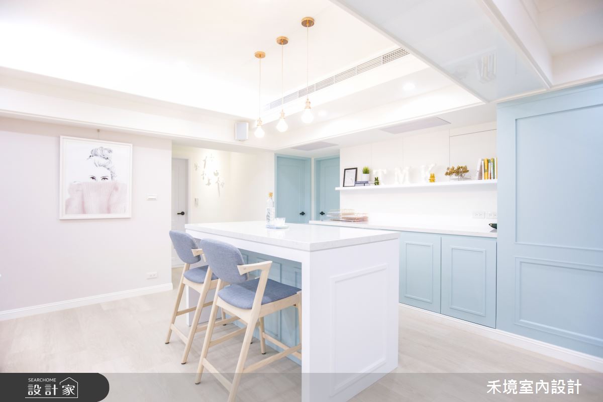 37坪老屋(31~40年)＿美式風吧檯案例圖片＿禾境室內設計＿禾境_21之6