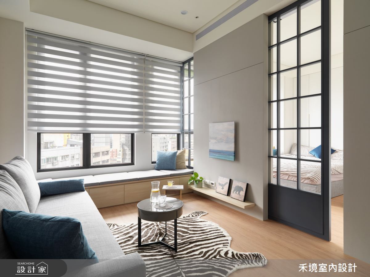 25坪預售屋＿混搭風客廳案例圖片＿禾境室內設計＿禾境_22之5