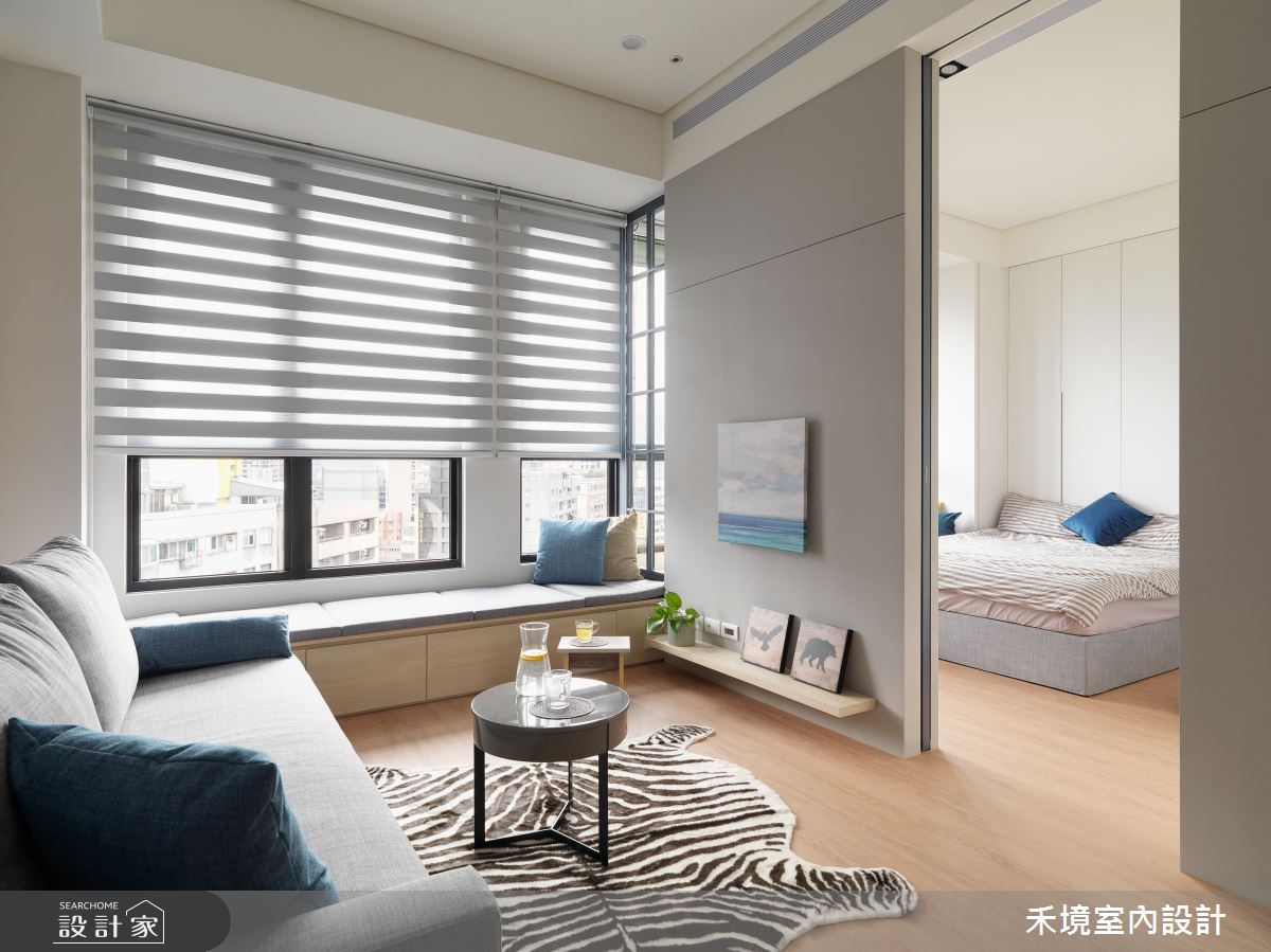 25坪預售屋＿混搭風客廳案例圖片＿禾境室內設計＿禾境_22之6