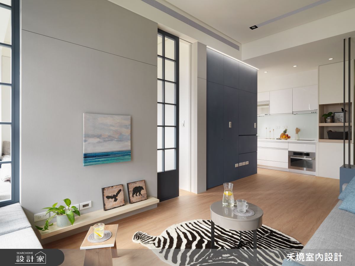 25坪預售屋＿混搭風客廳案例圖片＿禾境室內設計＿禾境_22之7