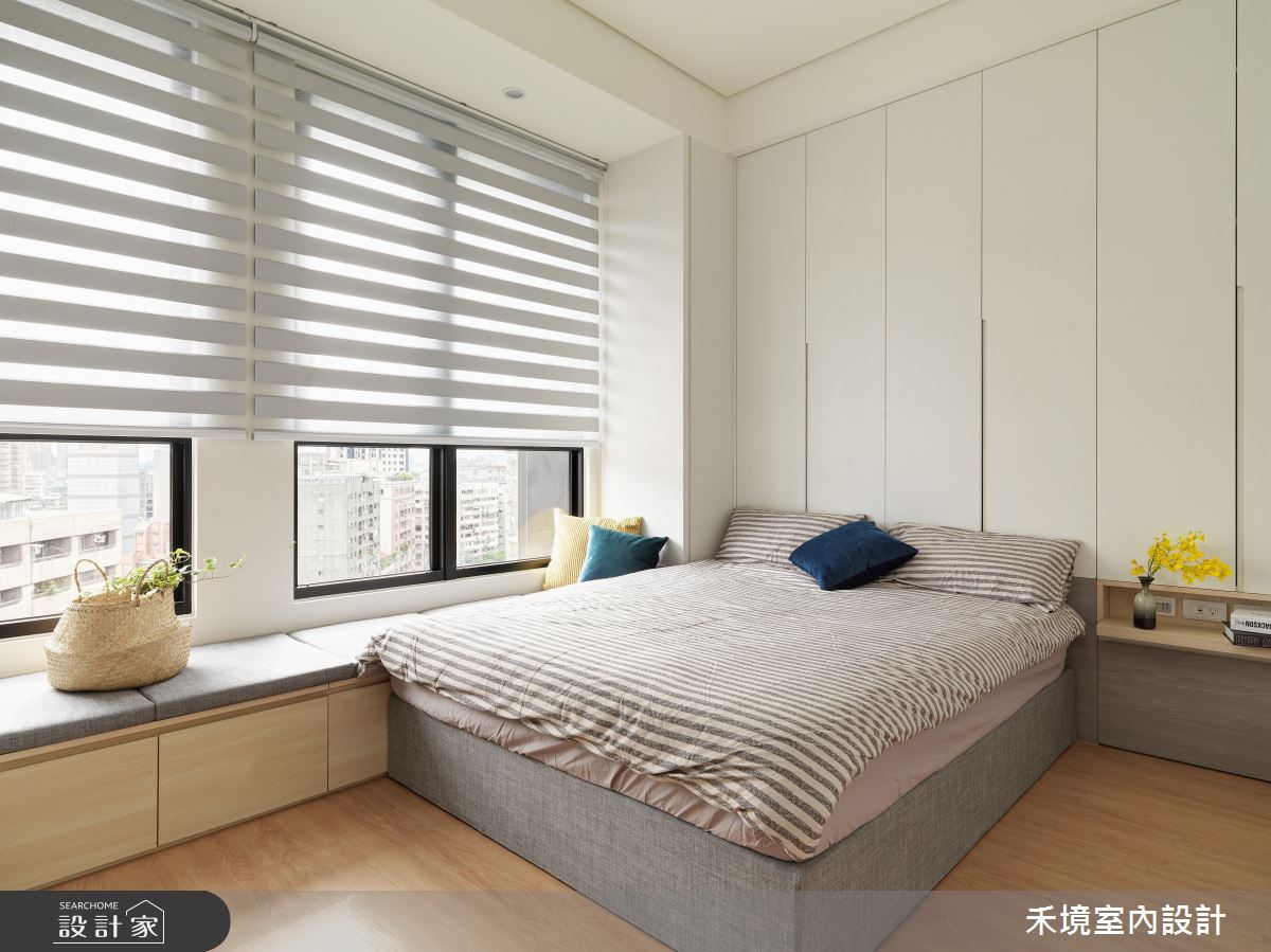 25坪預售屋＿混搭風臥室臥榻案例圖片＿禾境室內設計＿禾境_22之3752
