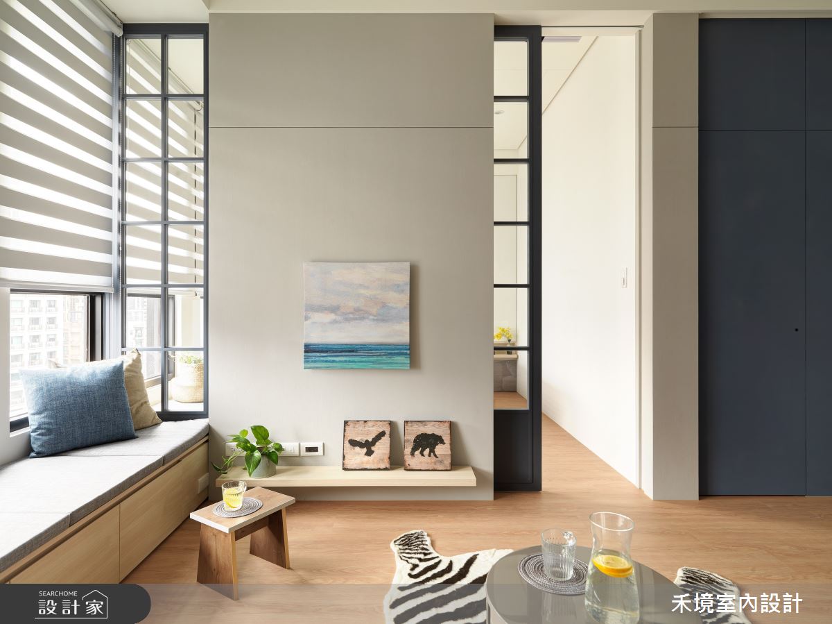 25坪預售屋＿混搭風客廳案例圖片＿禾境室內設計＿禾境_22之12