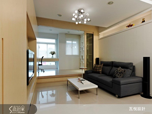 20坪新成屋(5年以下)＿休閒風客廳和室案例圖片＿瓦悅設計有限公司＿瓦悅_03之3