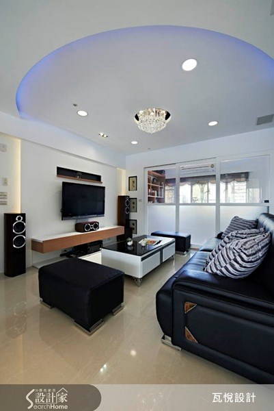 30坪老屋(16~30年)＿現代風客廳書房案例圖片＿瓦悅設計有限公司＿瓦悅_04之11