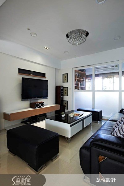 30坪老屋(16~30年)＿現代風客廳書房案例圖片＿瓦悅設計有限公司＿瓦悅_04之8