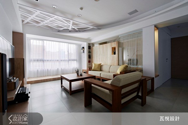 32坪中古屋(5~15年)＿休閒風玄關客廳案例圖片＿瓦悅設計有限公司＿瓦悅_07之3