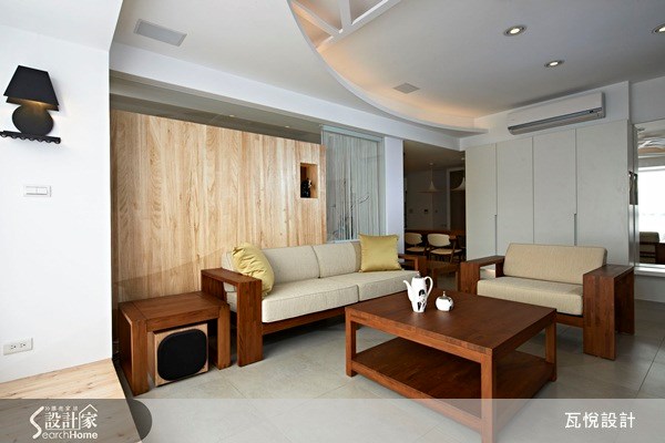 32坪中古屋(5~15年)＿休閒風客廳案例圖片＿瓦悅設計有限公司＿瓦悅_07之9