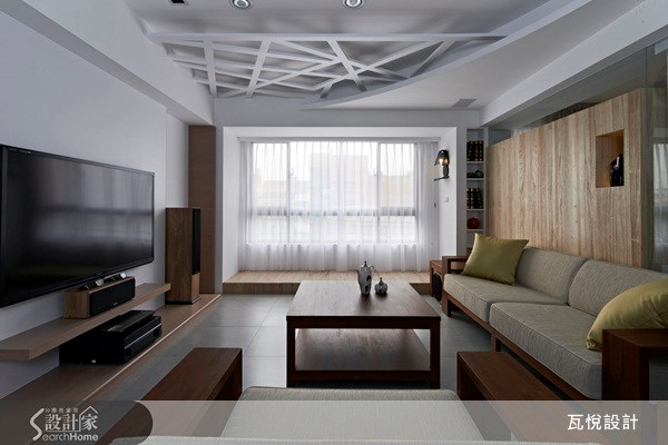 32坪中古屋(5~15年)＿休閒風客廳案例圖片＿瓦悅設計有限公司＿瓦悅_07之2
