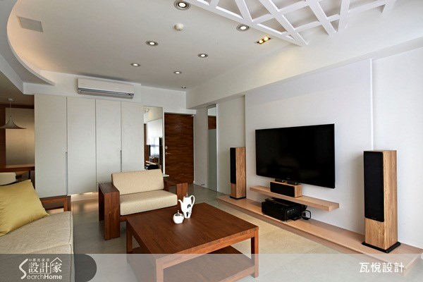 32坪中古屋(5~15年)＿休閒風玄關客廳案例圖片＿瓦悅設計有限公司＿瓦悅_07之13