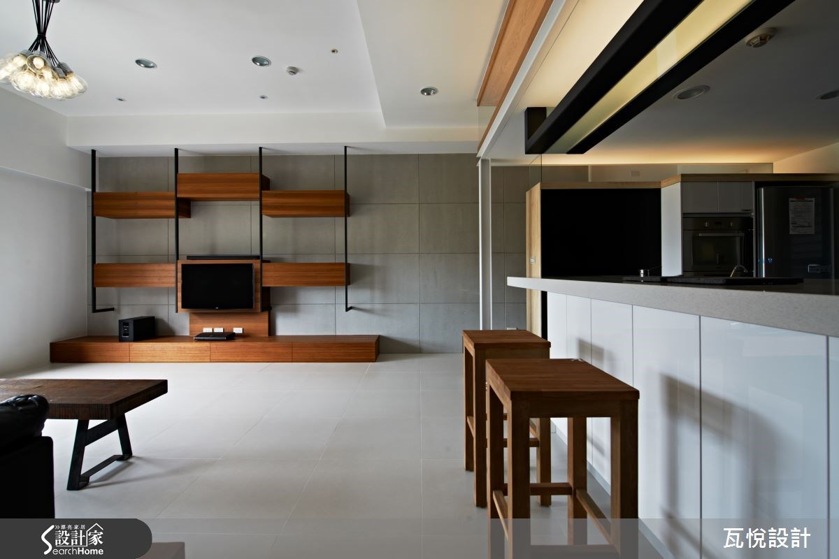 25坪新成屋(5年以下)＿休閒風客廳吧檯案例圖片＿瓦悅設計有限公司＿瓦悅_09之12