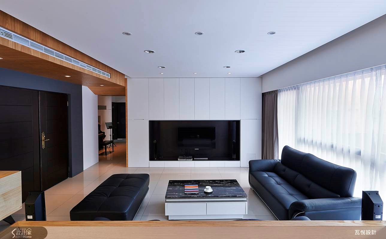 60坪新成屋(5年以下)＿混搭風客廳案例圖片＿瓦悅設計有限公司＿瓦悅_14之4