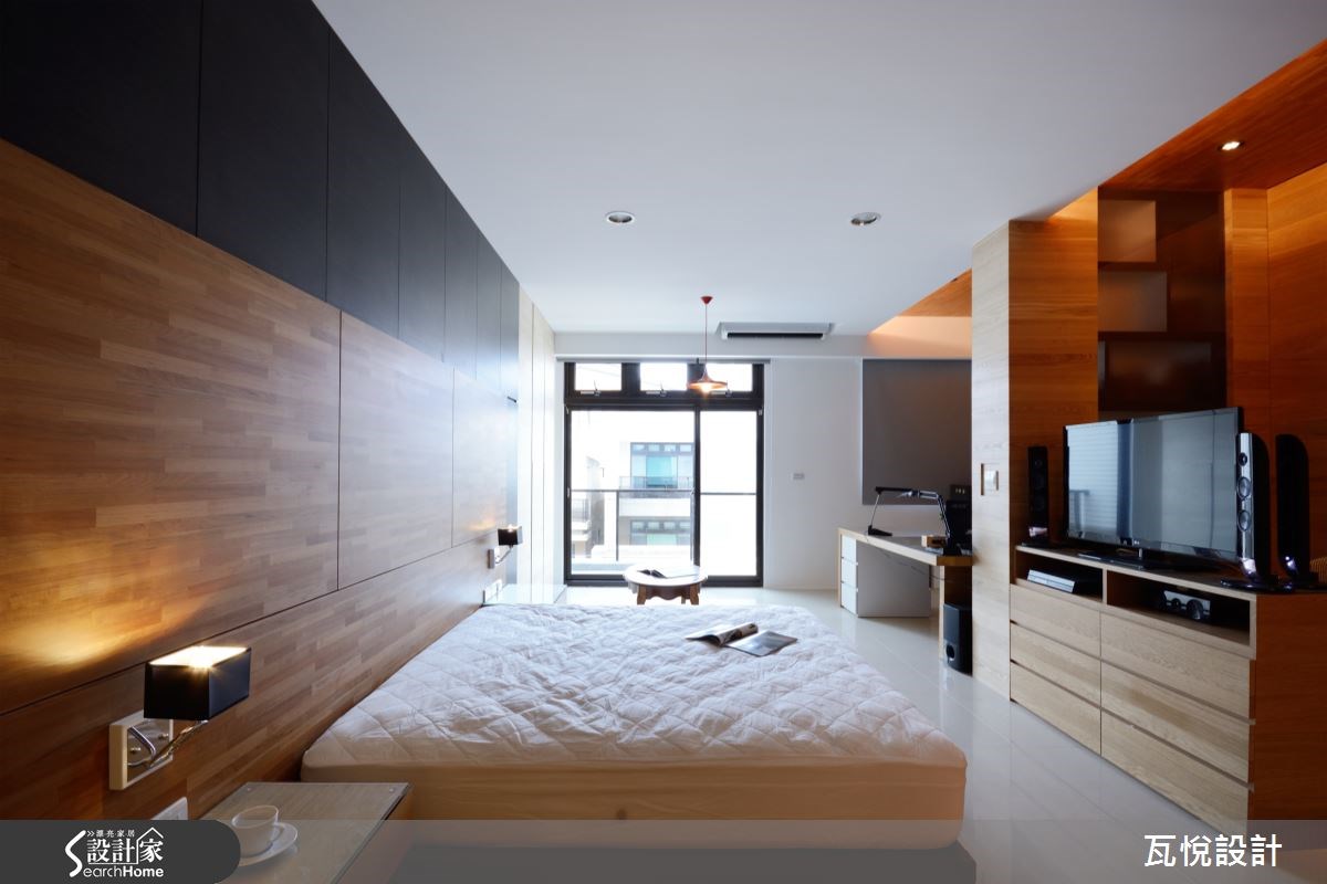 115坪新成屋(5年以下)＿現代風臥室工作區案例圖片＿瓦悅設計有限公司＿瓦悅_18之8
