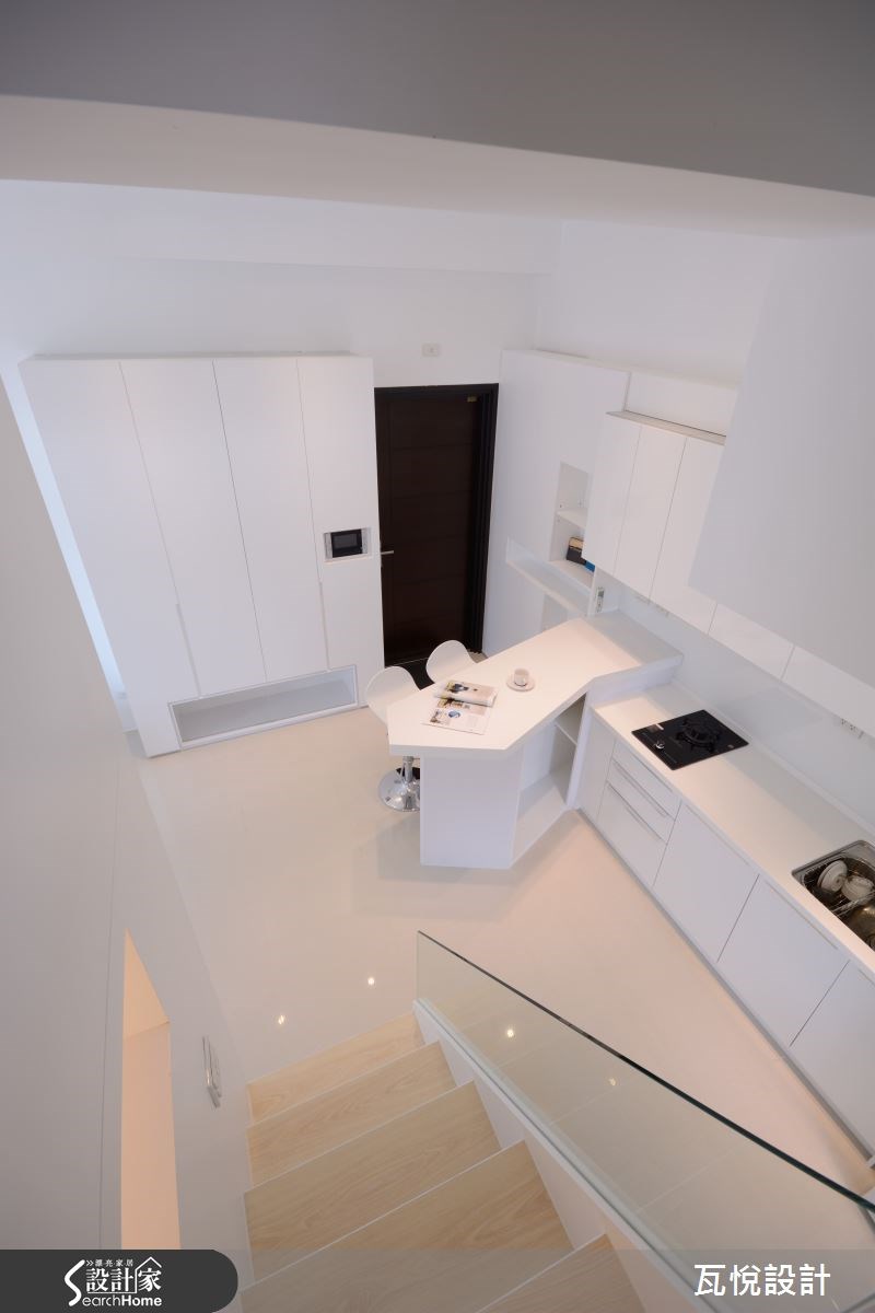 17坪新成屋(5年以下)＿現代風樓梯案例圖片＿瓦悅設計有限公司＿瓦悅_19之15