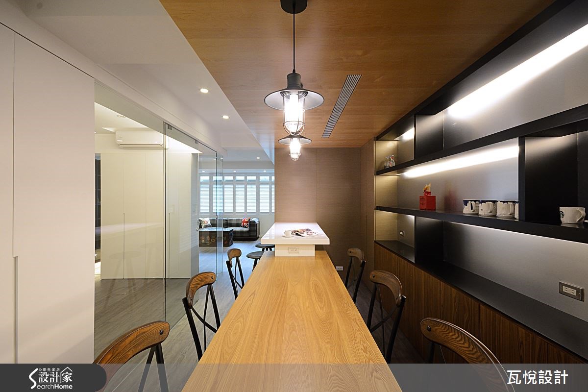 28坪老屋(16~30年)＿混搭風吧檯案例圖片＿瓦悅設計有限公司＿瓦悅_23之10