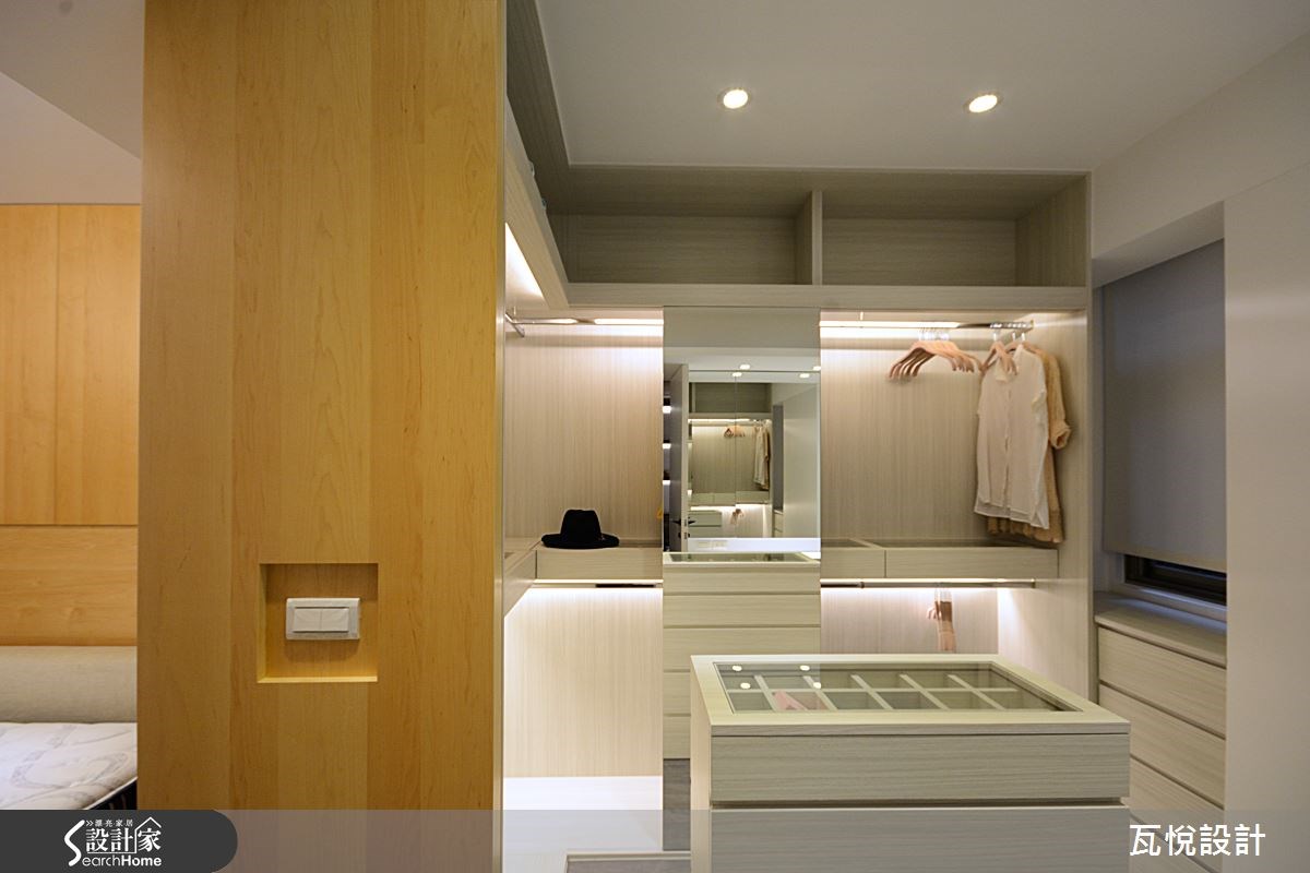 28坪老屋(16~30年)＿混搭風更衣間案例圖片＿瓦悅設計有限公司＿瓦悅_23之29