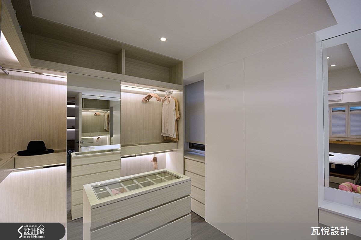 28坪老屋(16~30年)＿混搭風更衣間案例圖片＿瓦悅設計有限公司＿瓦悅_23之30