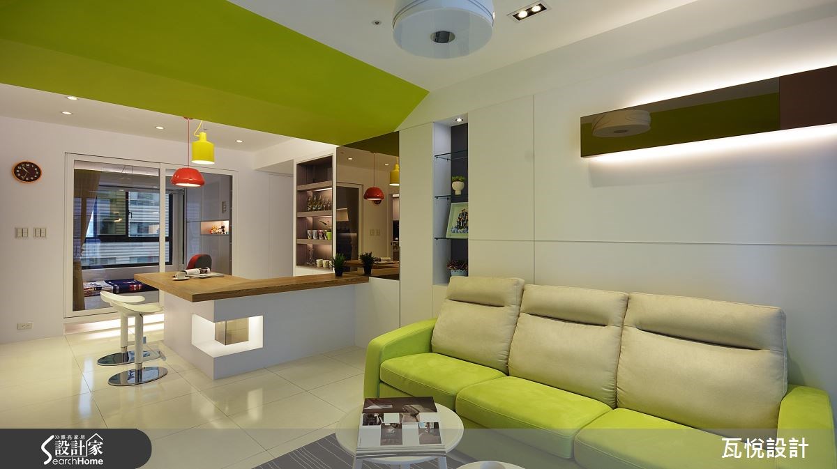 23坪中古屋(5~15年)＿現代風客廳吧檯案例圖片＿瓦悅設計有限公司＿瓦悅_30之1