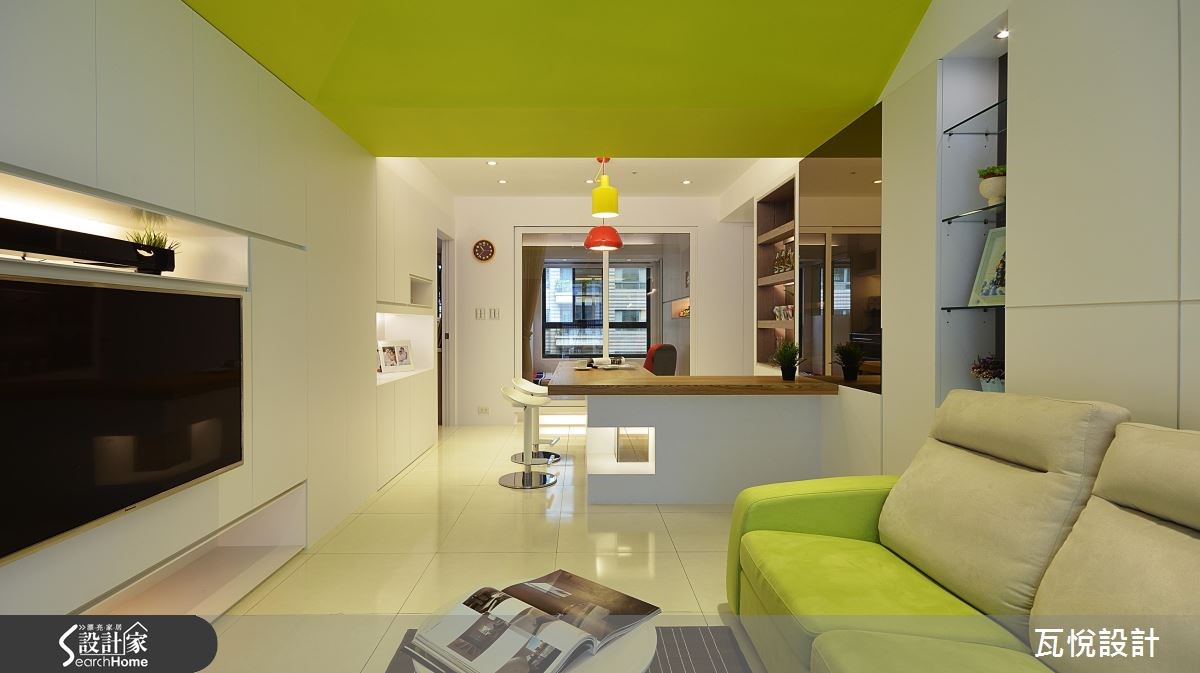 23坪中古屋(5~15年)＿現代風客廳吧檯案例圖片＿瓦悅設計有限公司＿瓦悅_30之3