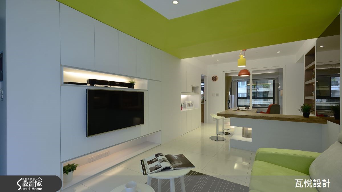 23坪中古屋(5~15年)＿現代風客廳吧檯案例圖片＿瓦悅設計有限公司＿瓦悅_30之4