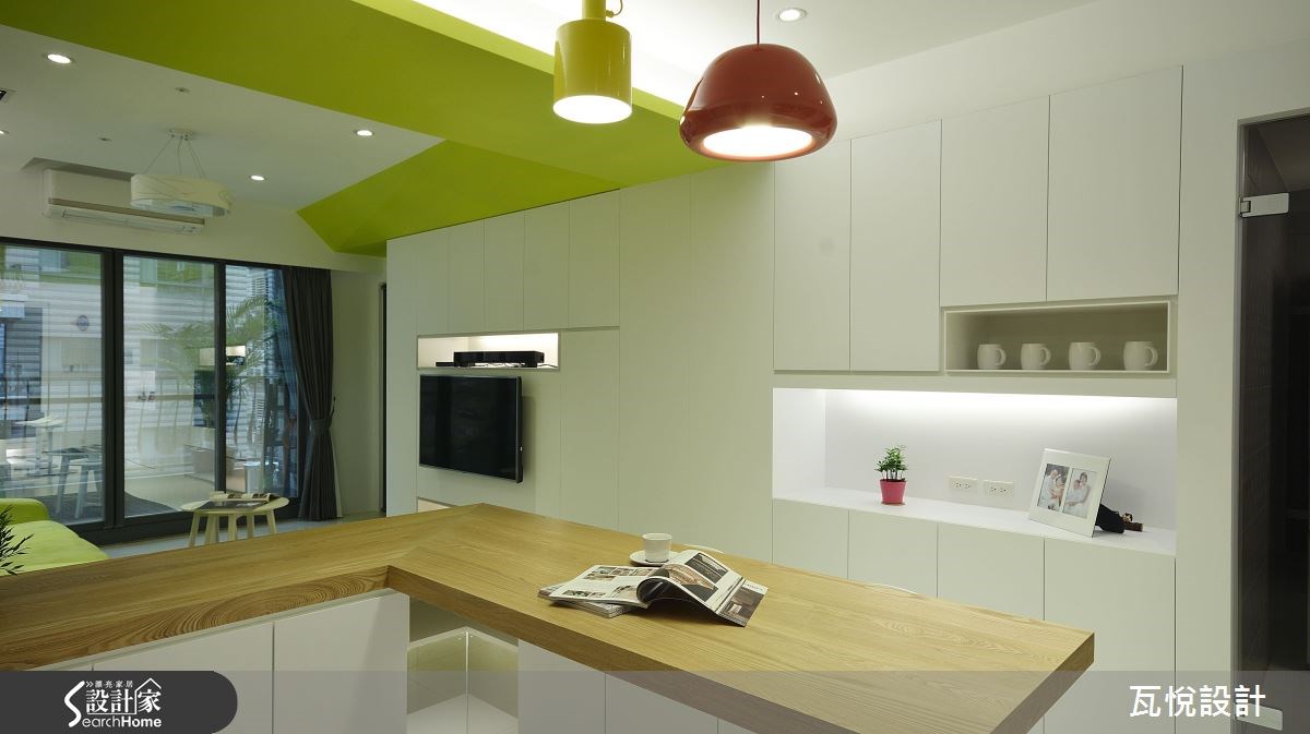 23坪中古屋(5~15年)＿現代風客廳吧檯案例圖片＿瓦悅設計有限公司＿瓦悅_30之15