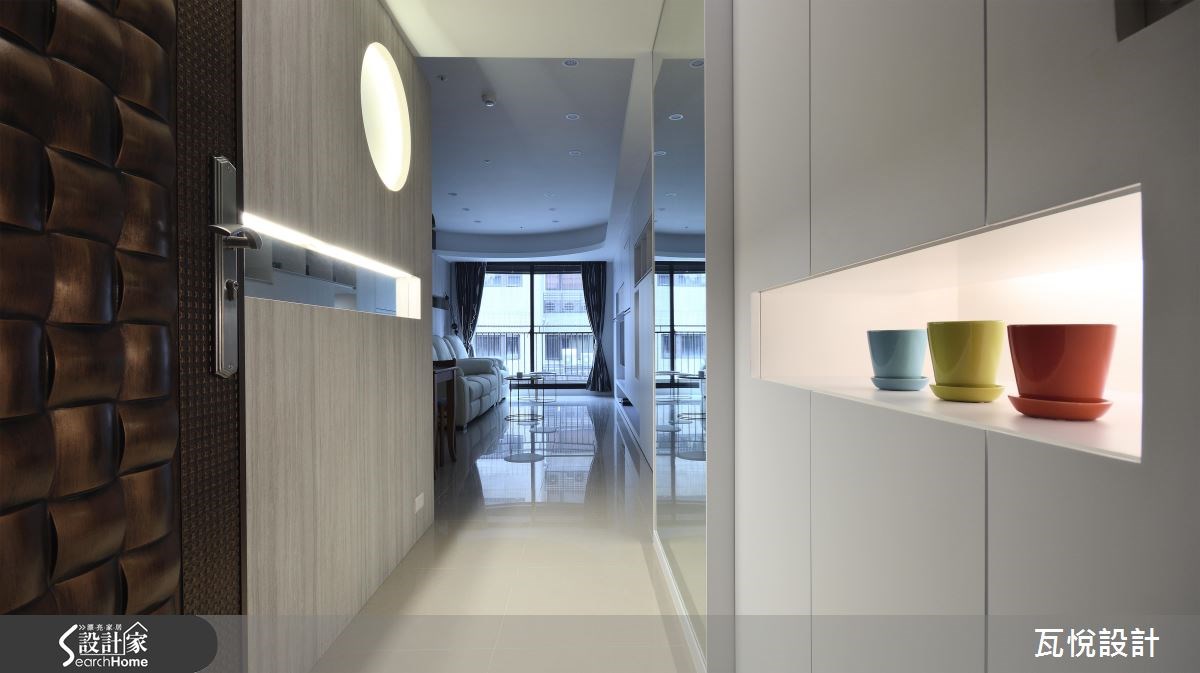 25坪新成屋(5年以下)＿混搭風玄關案例圖片＿瓦悅設計有限公司＿瓦悅_32之1