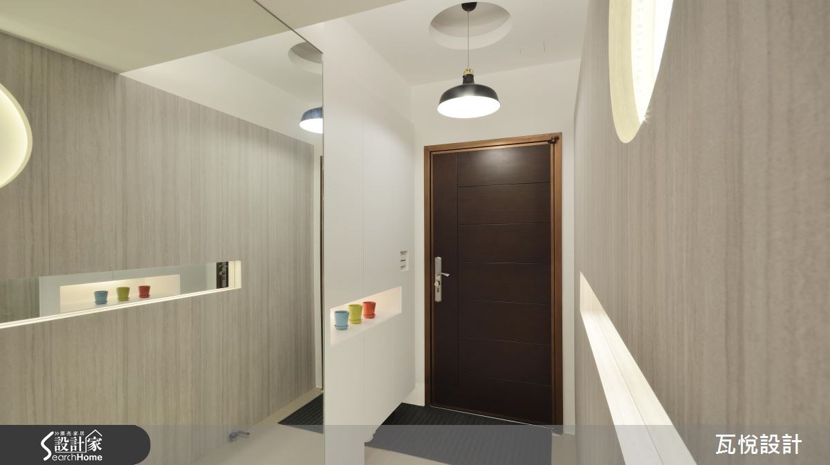25坪新成屋(5年以下)＿混搭風玄關案例圖片＿瓦悅設計有限公司＿瓦悅_32之2