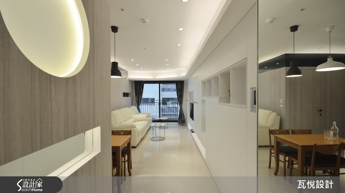 25坪新成屋(5年以下)＿混搭風玄關客廳案例圖片＿瓦悅設計有限公司＿瓦悅_32之4