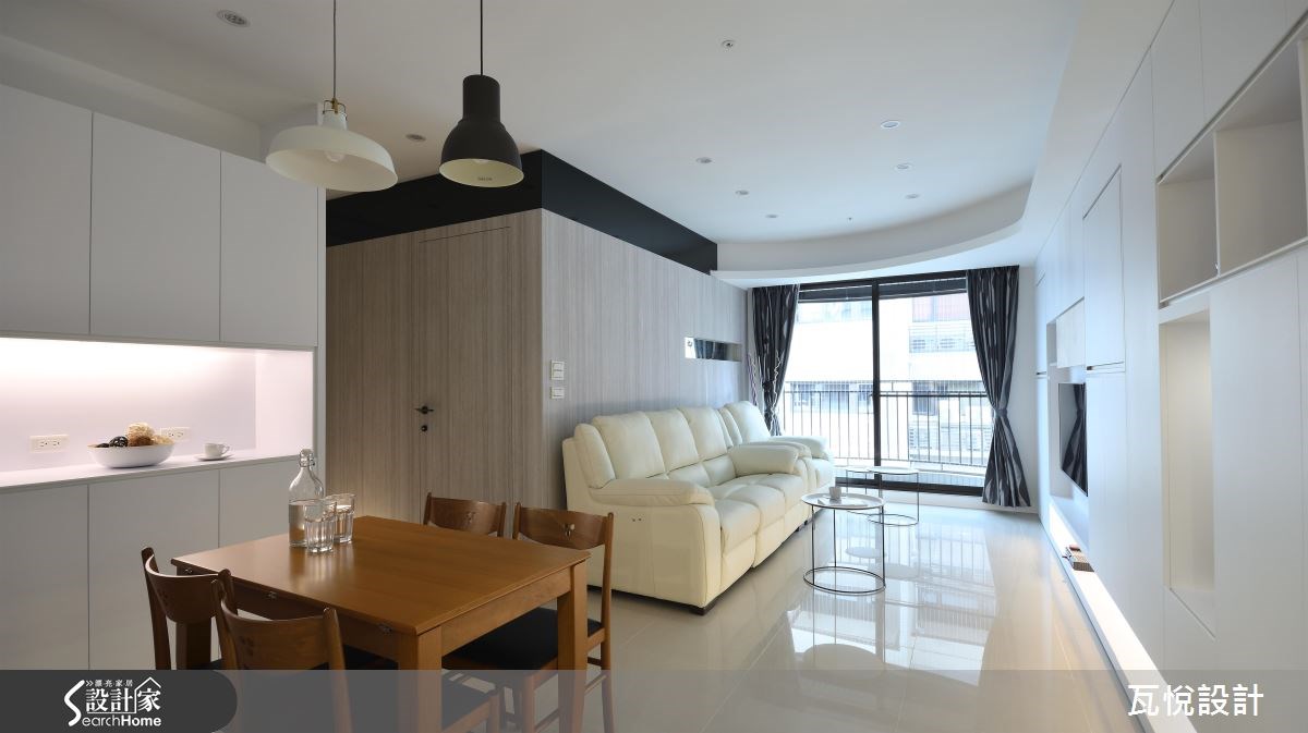 25坪新成屋(5年以下)＿混搭風客廳餐廳案例圖片＿瓦悅設計有限公司＿瓦悅_32之6