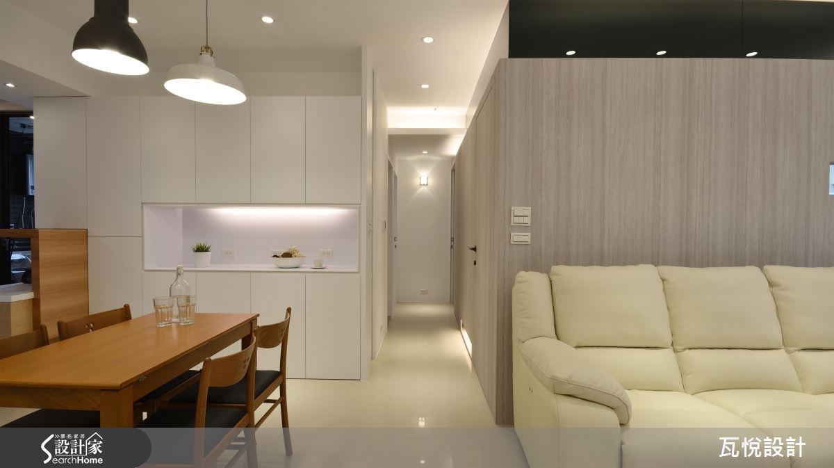 25坪新成屋(5年以下)＿混搭風客廳餐廳走廊案例圖片＿瓦悅設計有限公司＿瓦悅_32之7