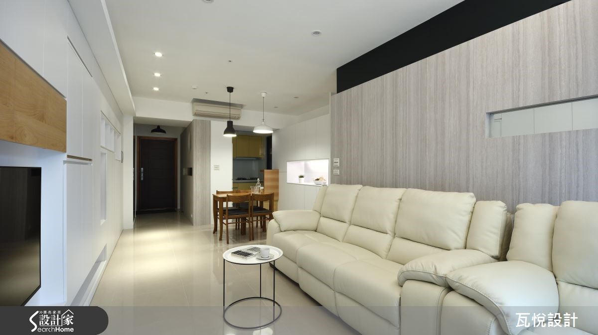 25坪新成屋(5年以下)＿混搭風玄關客廳案例圖片＿瓦悅設計有限公司＿瓦悅_32之18