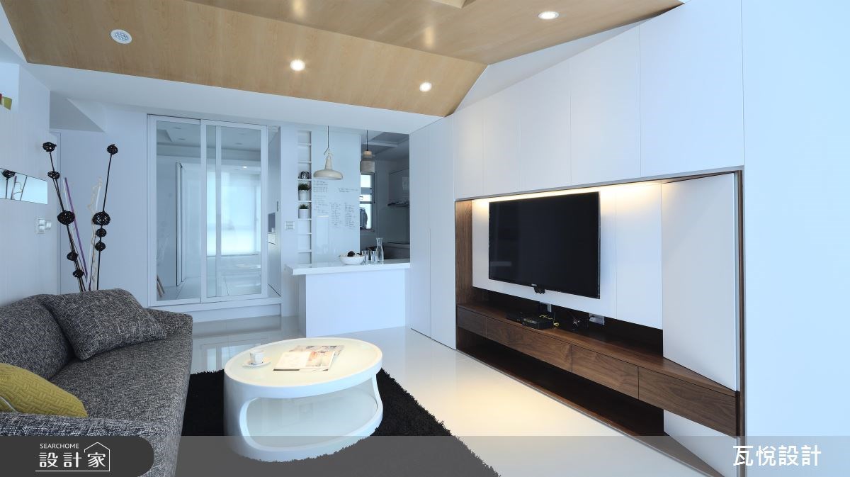 21坪老屋(16~30年)＿現代風客廳廚房案例圖片＿瓦悅設計有限公司＿瓦悅_33之11