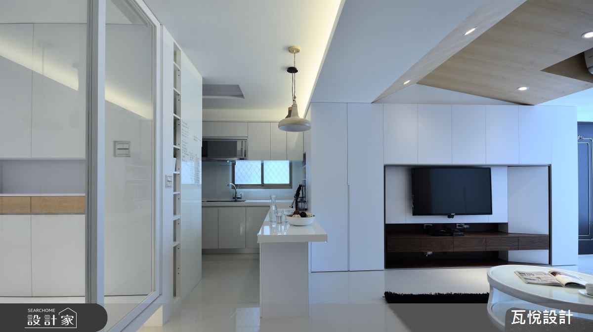 21坪老屋(16~30年)＿現代風客廳廚房案例圖片＿瓦悅設計有限公司＿瓦悅_33之16