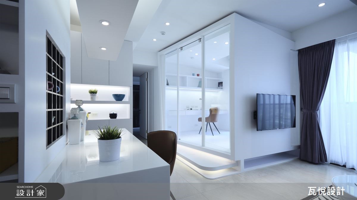 20坪新成屋(5年以下)＿現代風客廳書房案例圖片＿瓦悅設計有限公司＿瓦悅_34之6