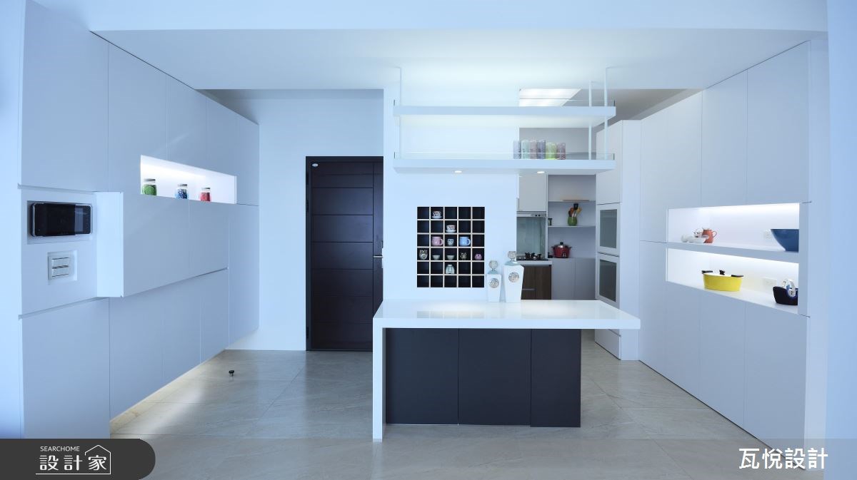 20坪新成屋(5年以下)＿現代風玄關廚房案例圖片＿瓦悅設計有限公司＿瓦悅_34之11
