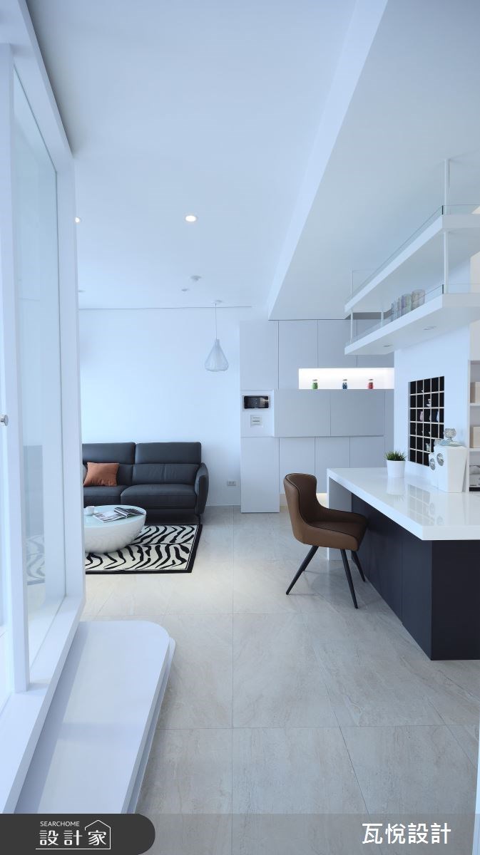 20坪新成屋(5年以下)＿現代風客廳餐廳走廊案例圖片＿瓦悅設計有限公司＿瓦悅_34之17