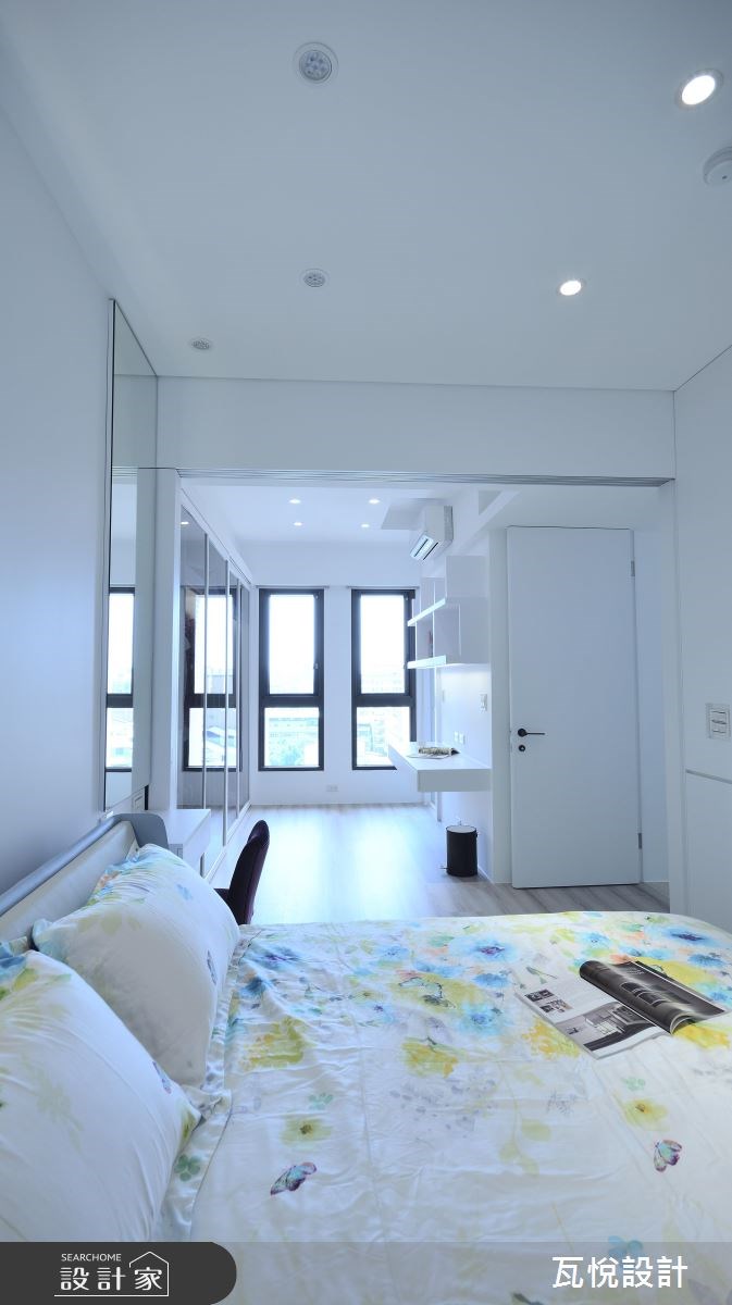 20坪新成屋(5年以下)＿現代風臥室更衣間案例圖片＿瓦悅設計有限公司＿瓦悅_34之27