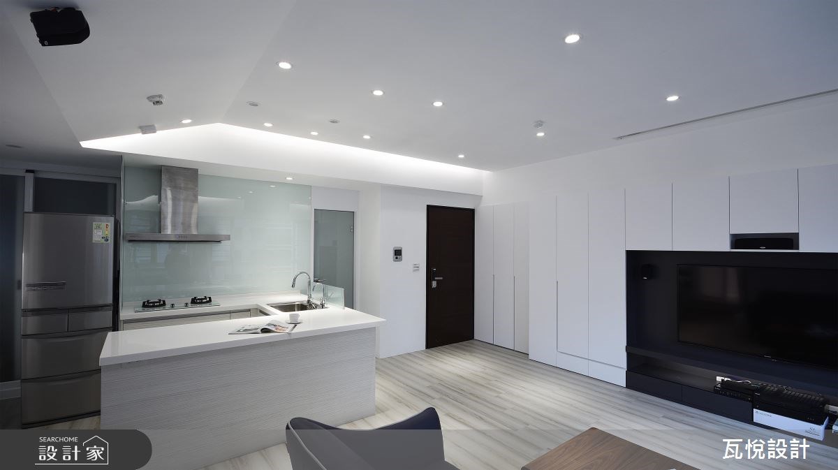 18坪中古屋(5~15年)＿現代風客廳廚房案例圖片＿瓦悅設計有限公司＿瓦悅_35之9