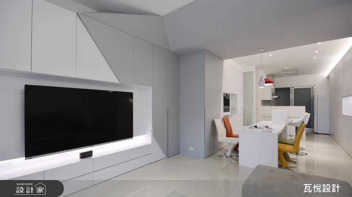 60坪中古屋(5~15年)＿現代風客廳餐廳廚房案例圖片＿瓦悅設計有限公司＿瓦悅_37之3