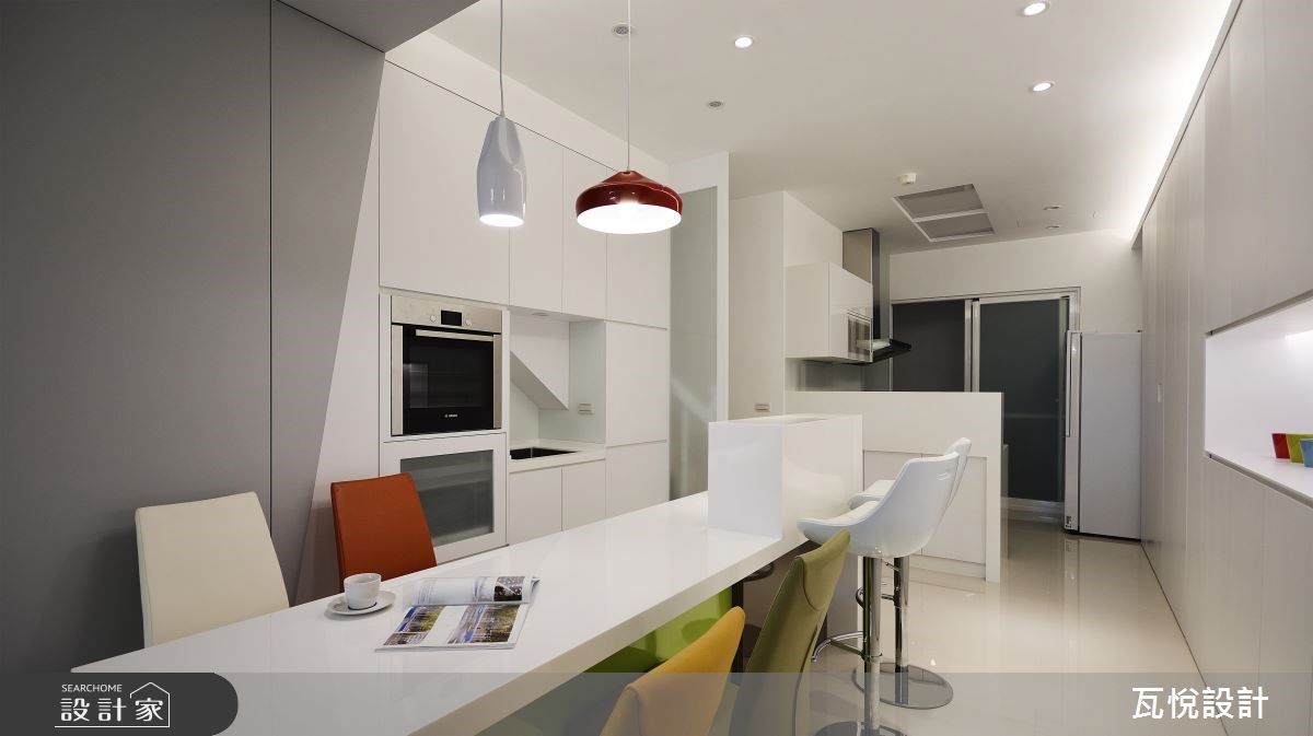 60坪中古屋(5~15年)＿現代風餐廳廚房吧檯案例圖片＿瓦悅設計有限公司＿瓦悅_37之7