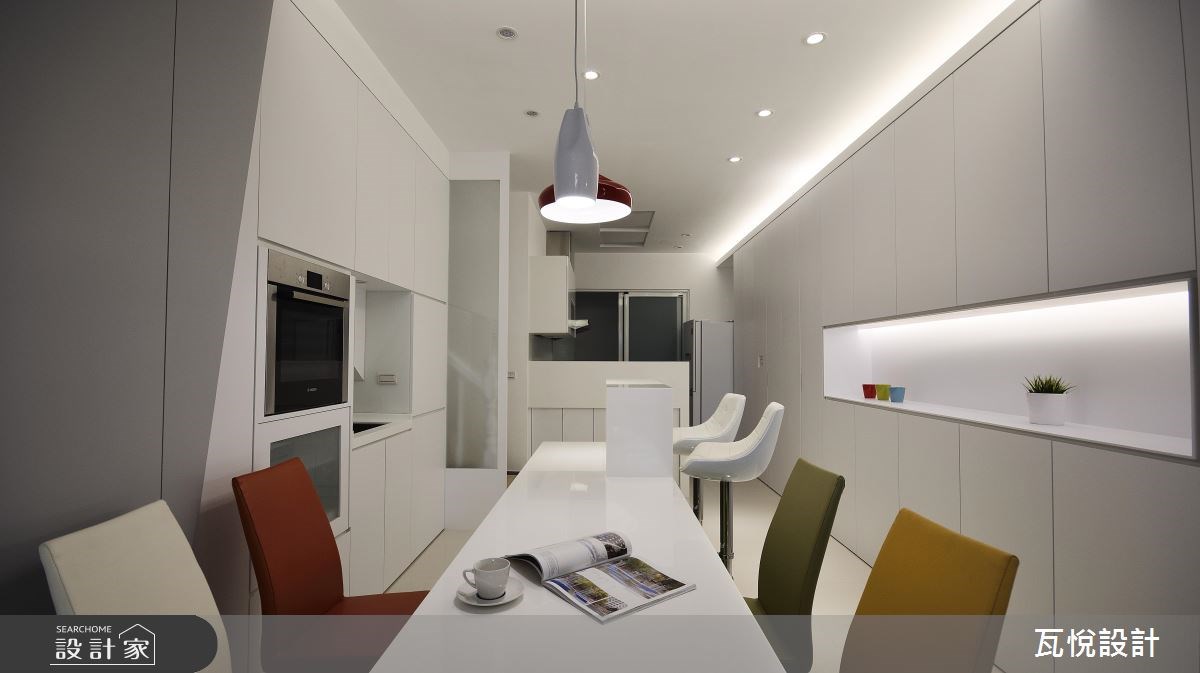 60坪中古屋(5~15年)＿現代風餐廳廚房吧檯案例圖片＿瓦悅設計有限公司＿瓦悅_37之8
