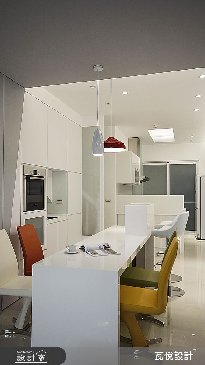 60坪中古屋(5~15年)＿現代風客廳廚房吧檯案例圖片＿瓦悅設計有限公司＿瓦悅_37之11