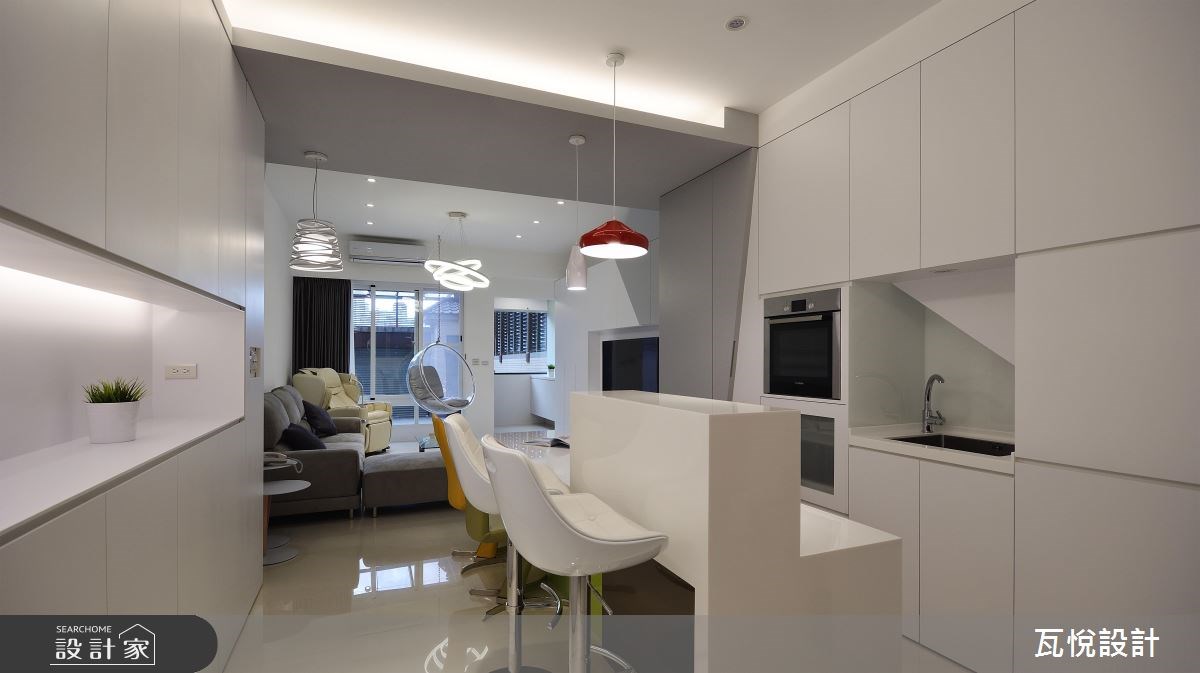60坪中古屋(5~15年)＿現代風客廳吧檯案例圖片＿瓦悅設計有限公司＿瓦悅_37之13