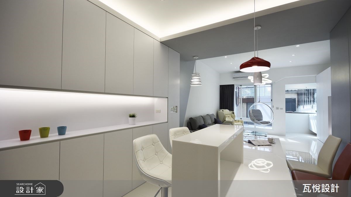60坪中古屋(5~15年)＿現代風客廳吧檯案例圖片＿瓦悅設計有限公司＿瓦悅_37之16