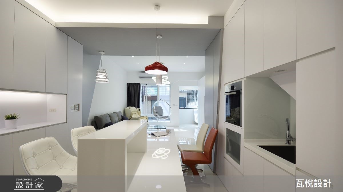 60坪中古屋(5~15年)＿現代風客廳吧檯案例圖片＿瓦悅設計有限公司＿瓦悅_37之18