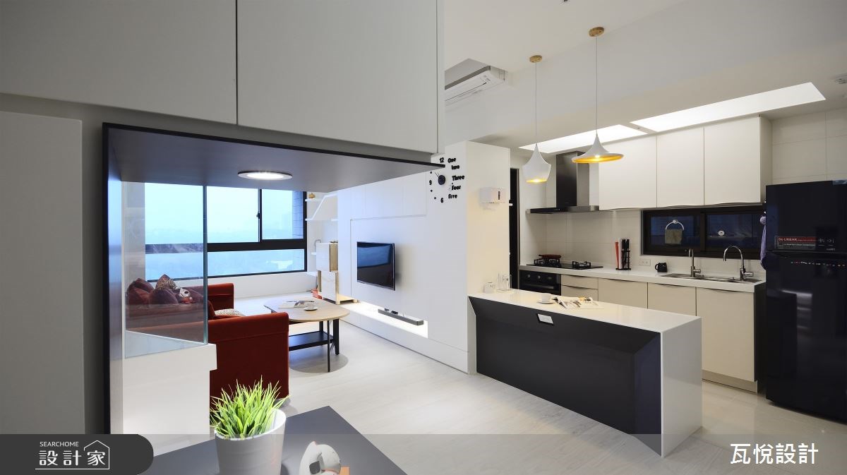 16坪新成屋(5年以下)＿現代風客廳餐廳廚房案例圖片＿瓦悅設計有限公司＿瓦悅_38之3