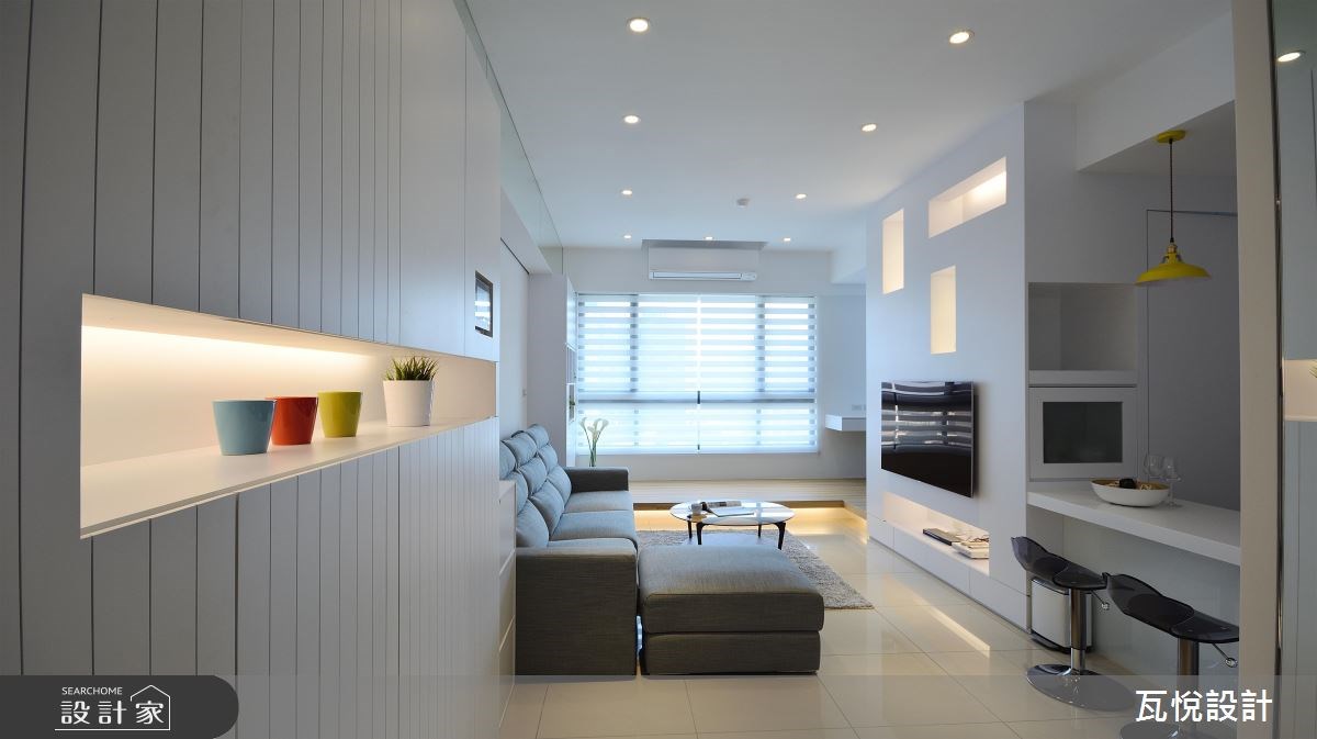 22坪新成屋(5年以下)＿現代風玄關客廳吧檯臥榻案例圖片＿瓦悅設計有限公司＿瓦悅_39之3